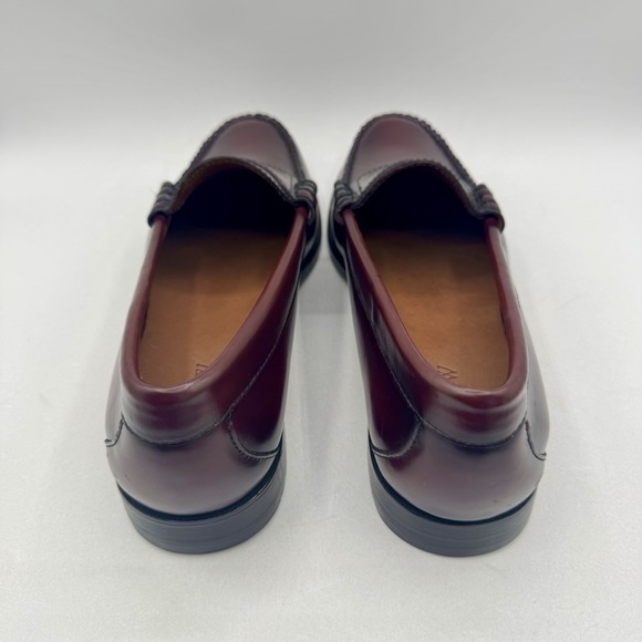 J. Crew Loafers Men\'s Size 10.5 Wine Leather Burgundy main image 6